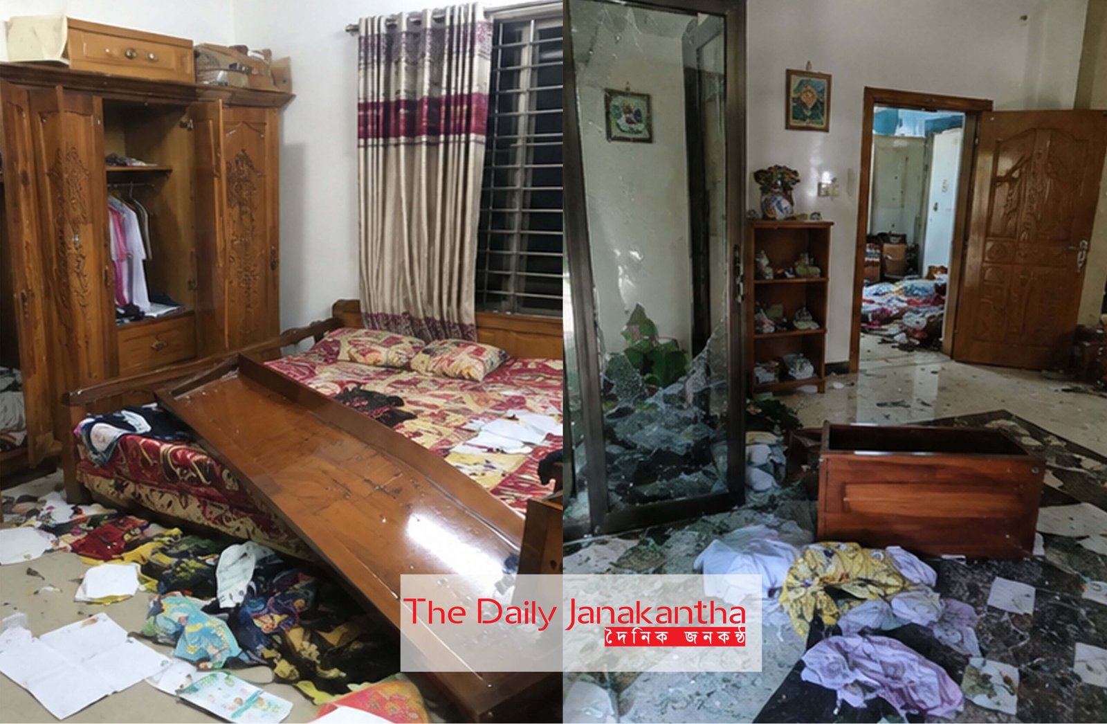 Alleged Attack, Vandalism and Looting at Home in Rayerbagh