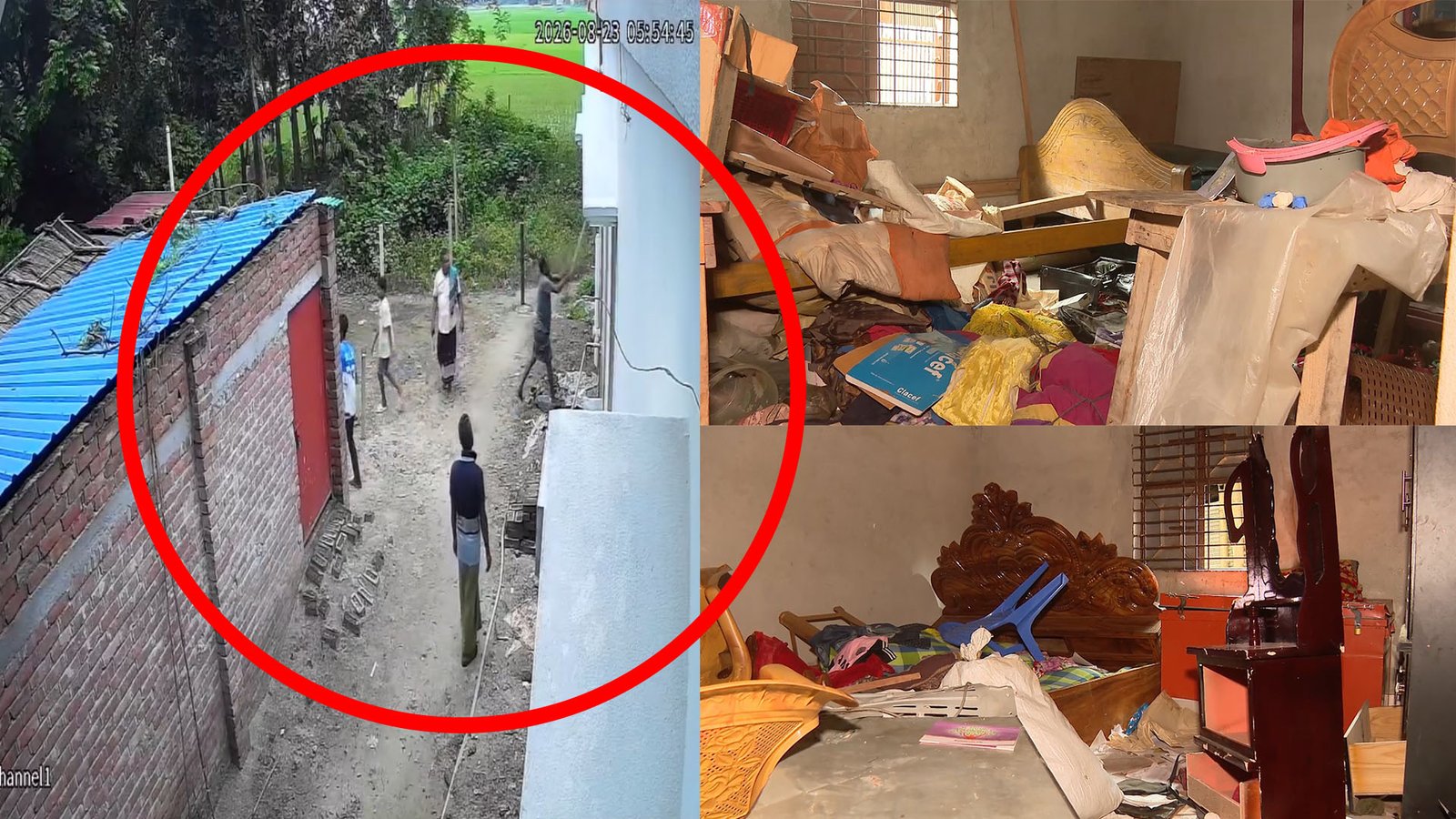 Family Alleges Attack, Vandalism at Home in Jajira, Bangladesh